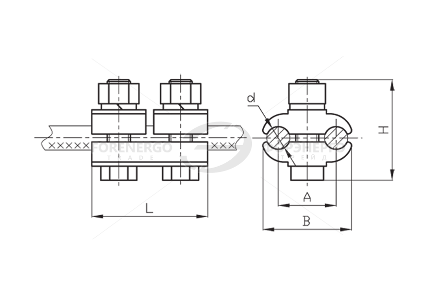 Зажим плашечный ПА-3-2А 