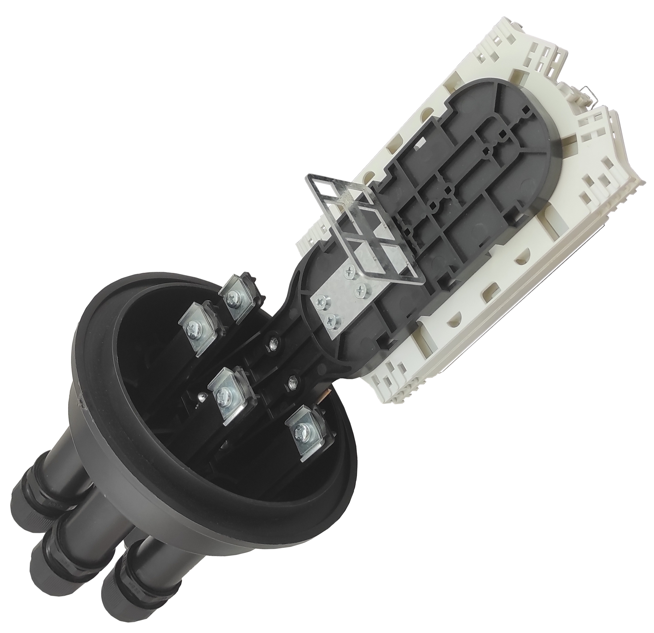Оптическая кросс-муфта ОКМ-4120-10SC-166-2М3(8)/2М18/4Т-54К/2PLC8