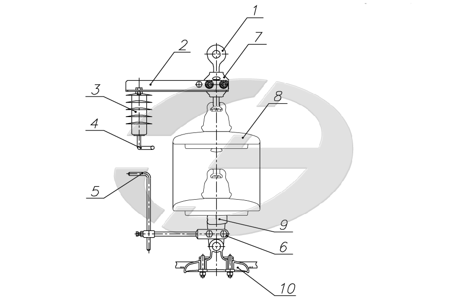 Устройство защиты от перенапряжений УЗПН-20-ПС 