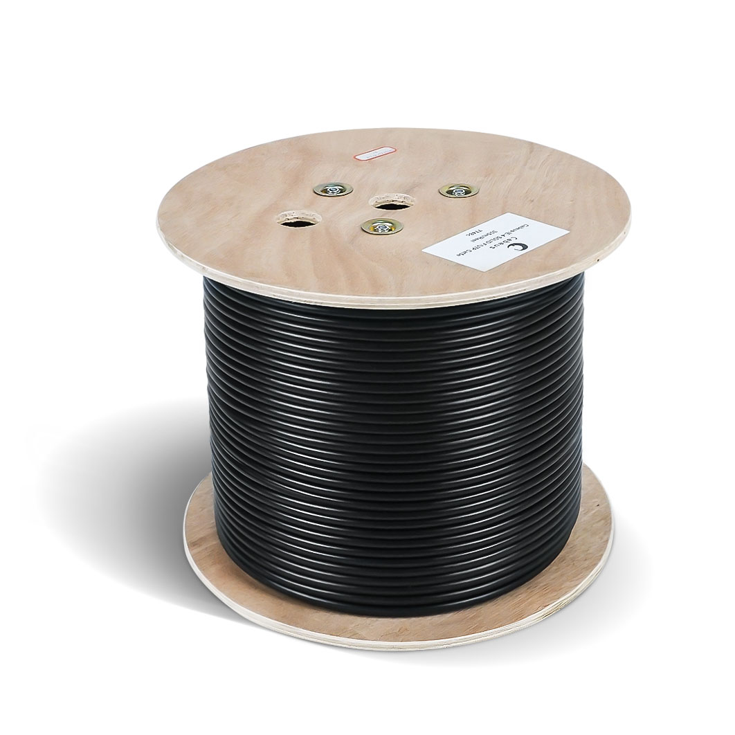 Кабель для интерфейса Cabeus RS-485/RS-422, 2x(2x24 AWG), многожильный (patch), экран - фольга + оплетка 90%, - 40 C - +75 C, PVC (305м)
