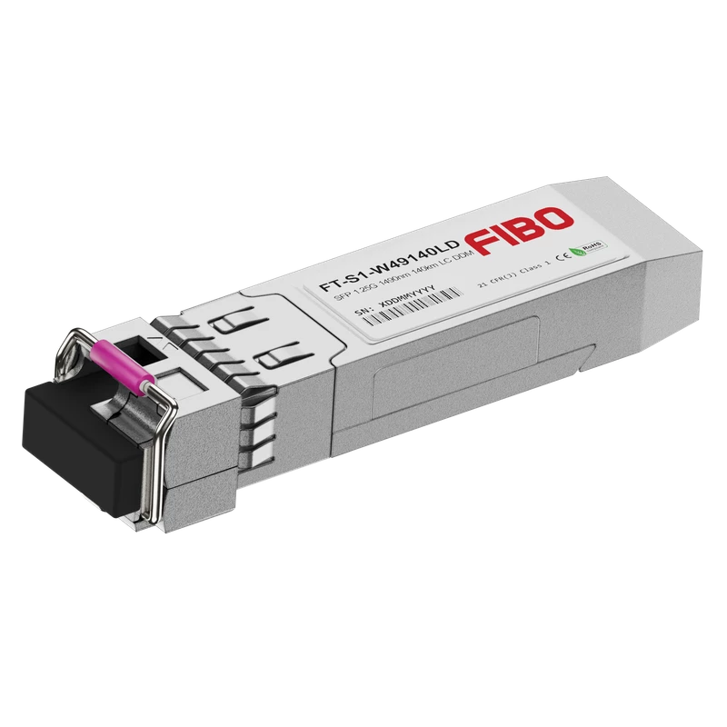 SFP Трансивер FIBO 1000BASE-BX140-U SFP модуль 1490/1550нм 140км